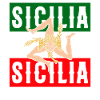 Sicile drapeau Sicile Palerme Italie