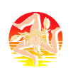 Sicily flag Sicily Palermo Italy