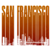 San Francisco Orange Skyline