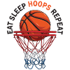 Eat Sleep Hoops Repeat Basketball