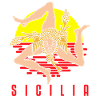 Sicily flag Sicily Palermo Italy