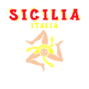 Sicily flag Sicily Palermo Italy