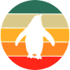 Retro Pinguin