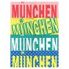 Munich Germany City Font Skyline
