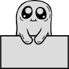 Ghost Shows Shield Cartoon