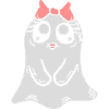 Comic Little Ghost Girl