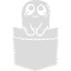 Comic Ghost Take Chest Pocket