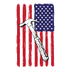 USA Flag Construction Workers