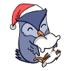 Hibou Noël Sommeil Sommeil Sommeil