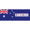 Canberra City en drapeau australien