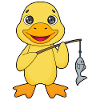 Duck Angler Fish Fishing
