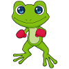 Frosch Boxer Boxhandschuhe Boxen