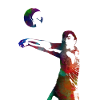 Volleyball sport art #volleyball