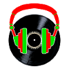 Kopfhörer auf Vinyl