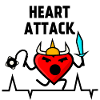 Infarto, cuore barbaro vichingo, frequenza