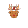 Reindeer Christmas Snow