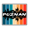 Poznan Polen Skyline Silhouette Rejse Souvenir