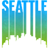 Seattle Neon Skyline Art Print
