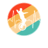 Unicycle Retro Heartbeat