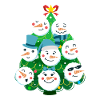 Christmas tree Snowmies Snowman