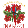 I'm a parrot on Halloween