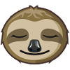 Sleeping Sloth Face