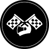 Racer helmet