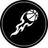 Basketball flame