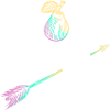 Skull pear white