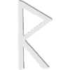 Futhark Alphabet runique Raidho