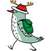 Reindeer Bird Christmas
