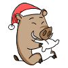 Sanglier Noël Sommeil Sommeil