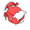 Crabe Noël Sommeil Sommeil Sommeil