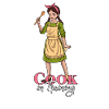 Fille cuisinière en formation