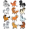 Many Kawaii Chibi horses