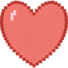 Heart heart Pixel Gamer Gift