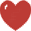 Heart heart Pixel Gamer Gift