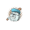 Baseball Mascot Home Run