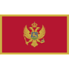 Montenegro National Flagge
