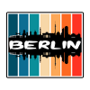 Berlin Tyskland Skyline Silhouette Rejse Souvenir