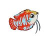 Kawaii striped nematode