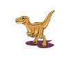 Cartoon Velociraptor