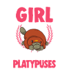 Schnabeltier Mädchen Platypus