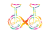 Unicycle Infinity Rainbow