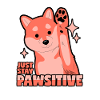 Optimistic dog: Pawsitive