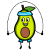 Corda per saltare l'avocado