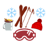 Winter-Skifahren-Glühwein