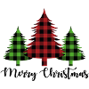 Pine Tree Christmas Lumberjack Pattern