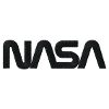 NASA Logo Black Embroidery