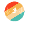 Ski Retro Heartbeat